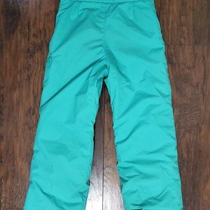 Columbia Teal Green Snow Pants M 10/12